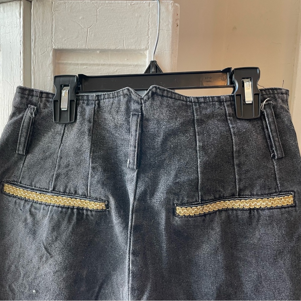 Vintage denim trousers